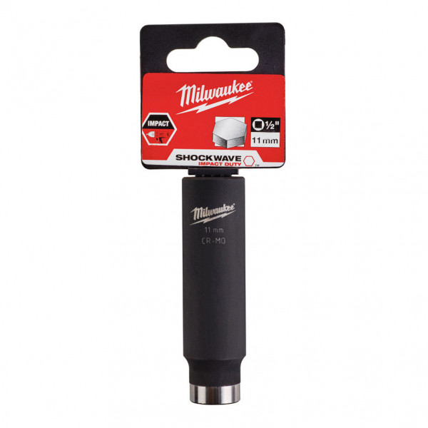 Milwaukee SHOCKWAVE™ IMPACT DUTY ½″ Impact Sockets - Deep 11mm