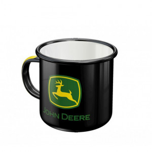 John Deere Black Enamel Mug MCN000043209