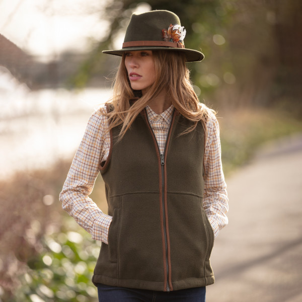 Alan Paine Aylsham Ladies Fleece Gilet - Image 3