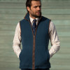Alan Paine Aylsham Fleece Gilet - Dark Navy - Image 2