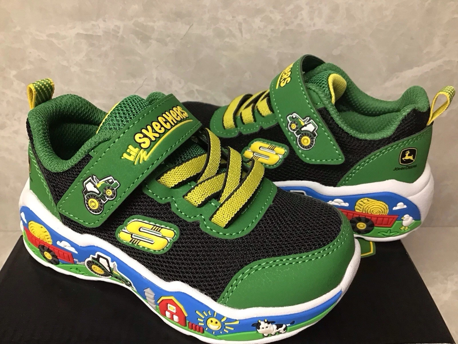 Skechers JOHN DEERE Barn Squad Buddies Trainer - Image 2