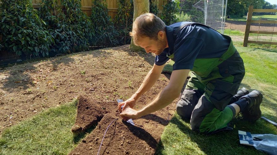 Challenging Automower ‘Eco’ Installation Ben Burgess