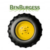 John Deere HPX Toy Gator Front R/H Wheel MCESARP9022D