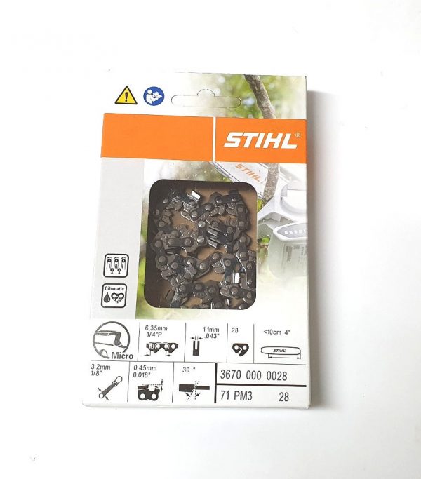 STIHL GTA 26 1/4" 1.1mm 10CM Bar Replacement Chain Loop Ben Burgess Spare Parts