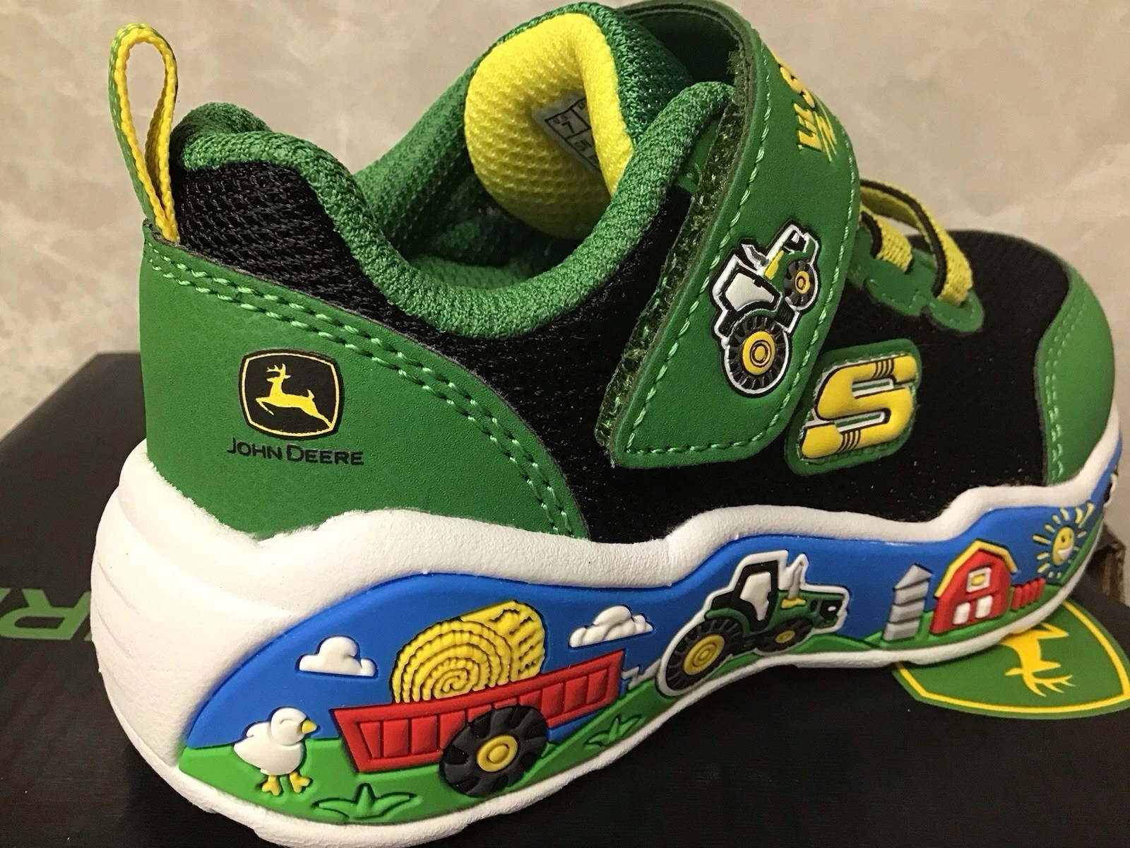 Skechers JOHN DEERE Barn Squad Buddies Trainer - Image 4