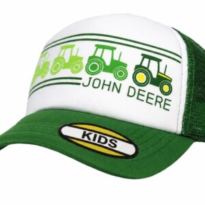 John Deere Kids Mesh Back Cap Green White MC53084519GR