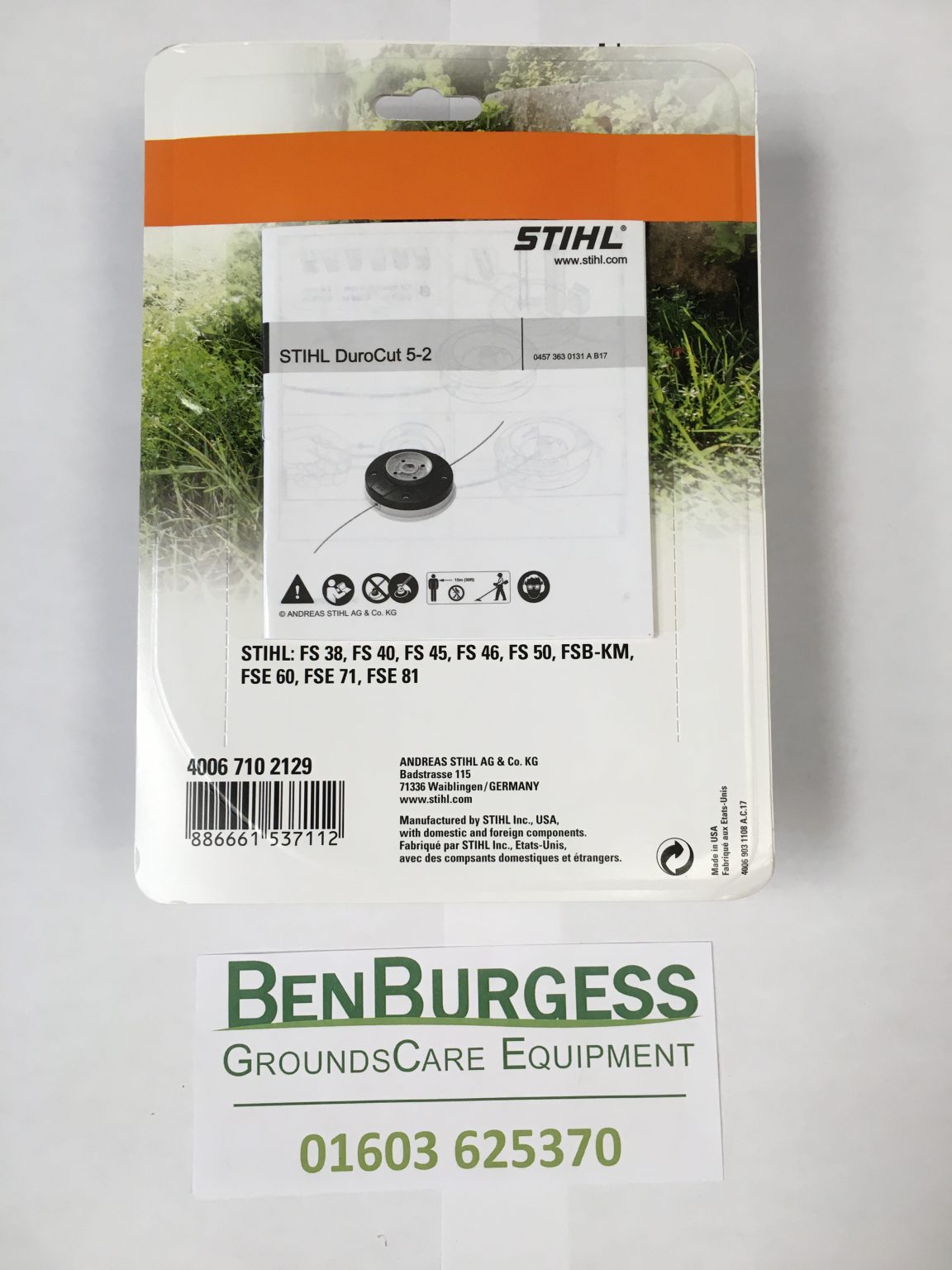 STIHL DuroCut 52 Mowing Head Ben Burgess