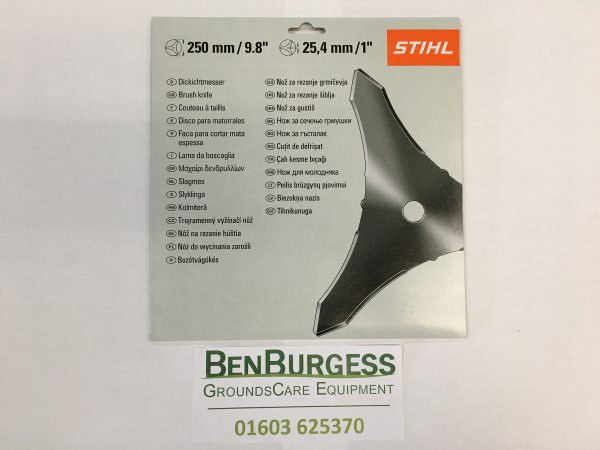 STIHL 3 Bladed Brush Knife 250mm
