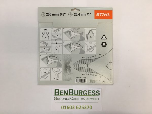 STIHL 3 Bladed Brush Knife 250mm - Image 2