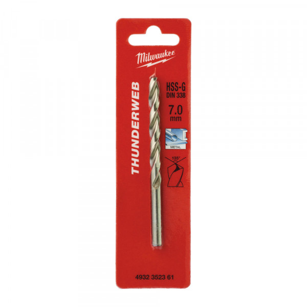 4932352361 Milwaukee Thunderweb HSS-Ground Metal Drill Bits