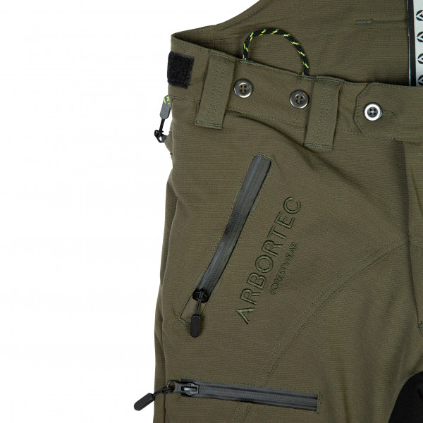 Arbortec Breatheflex Pro Olive Chainsaw Trousers AT4060