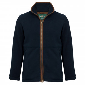 Alan Paine Aylsham Windblock Fleece - Navy