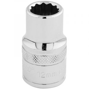Draper HI-TORQ® 12mm 12 Point Socket 1/2" Sq. Dr. 33097