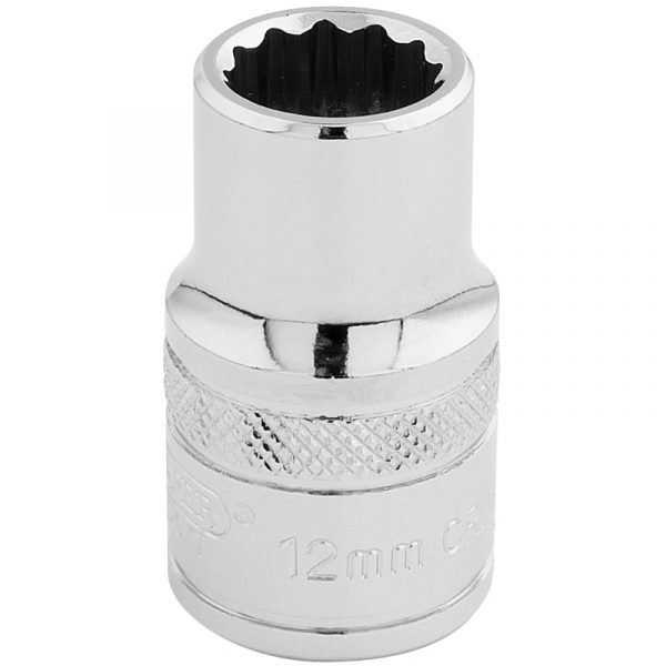 Draper HI-TORQ® 12mm 12 Point Socket 1/2" Sq. Dr. 33097