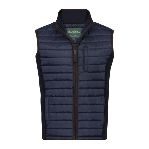 Highshore Mens Quilted Gilet - Dark Navy