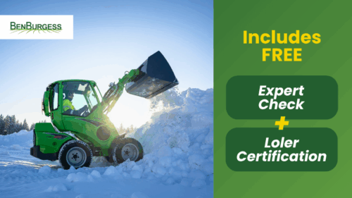 Avant with service offer which includes free expert check and loler certification