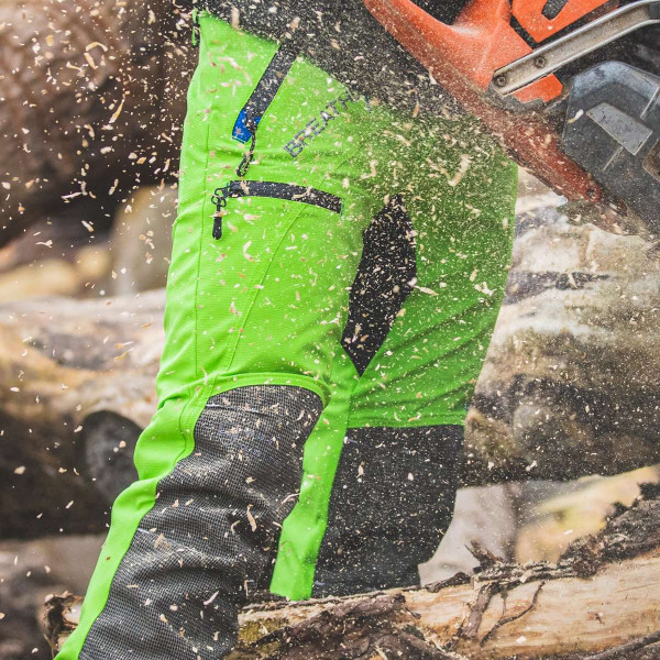 Arbortec Breatheflex Pro Lime Chainsaw Trousers AT4060