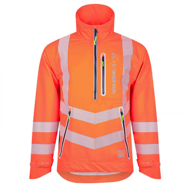 Arbortec BreatheDry® Hi-Vis Waterproof Smock - Orange