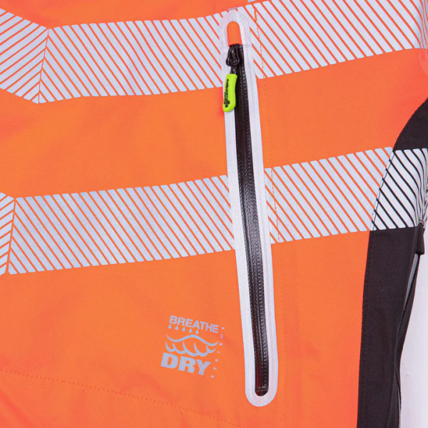 Arbortec BreatheDry® Hi-Vis Waterproof Smock - Orange