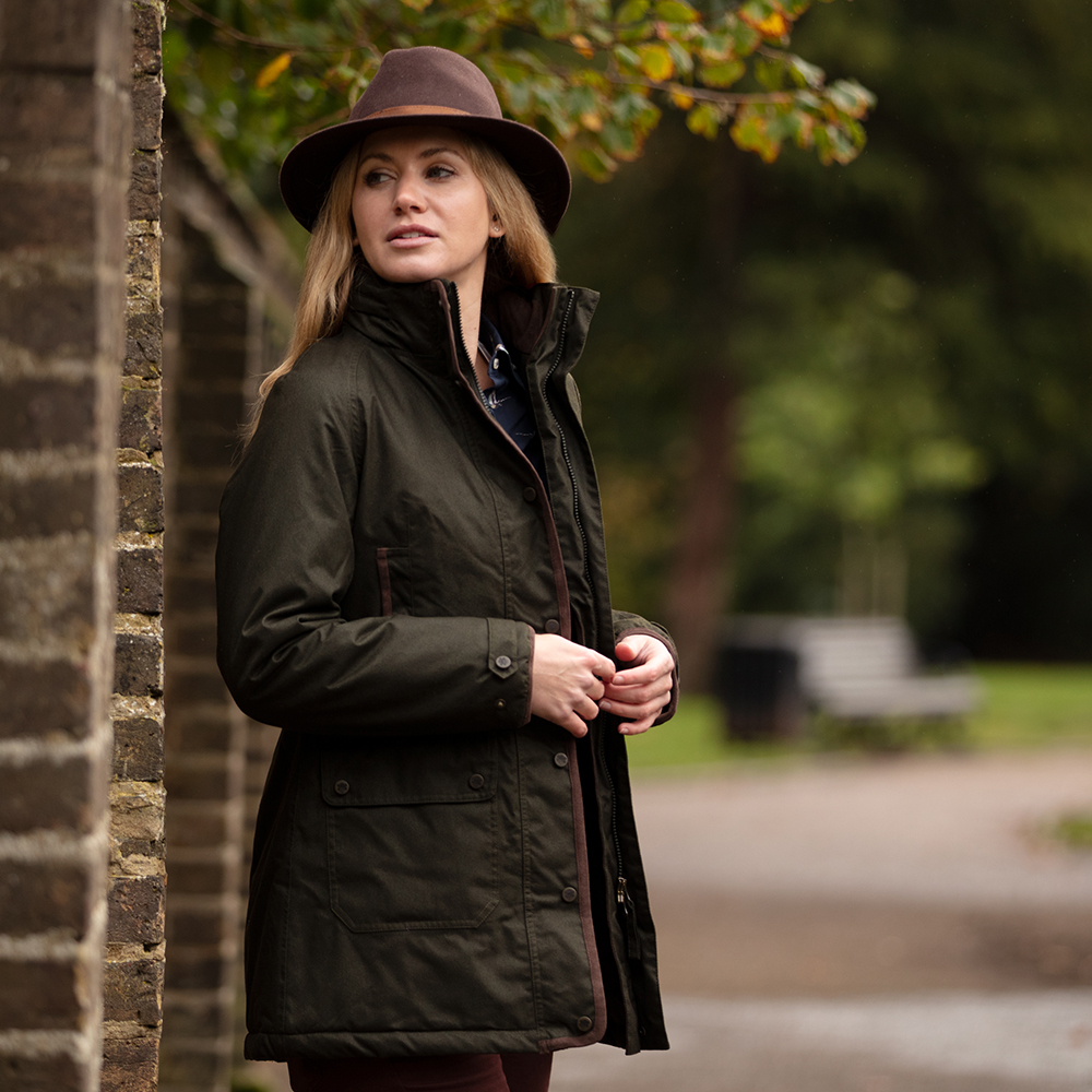Alan Paine Fernley Ladies Waterproof Weekend Coat Woodland Ben Burgess