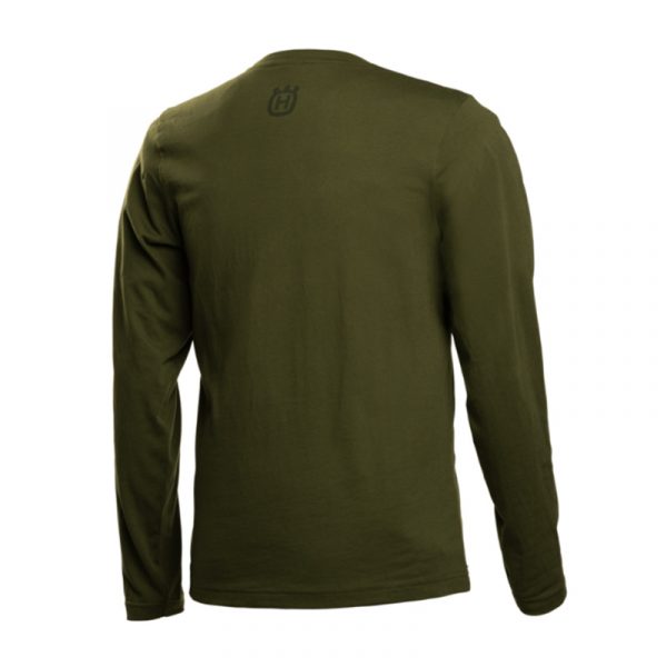 Husqvarna Xplorer Long Sleeve T-shirt in Bark Camo - Image 2