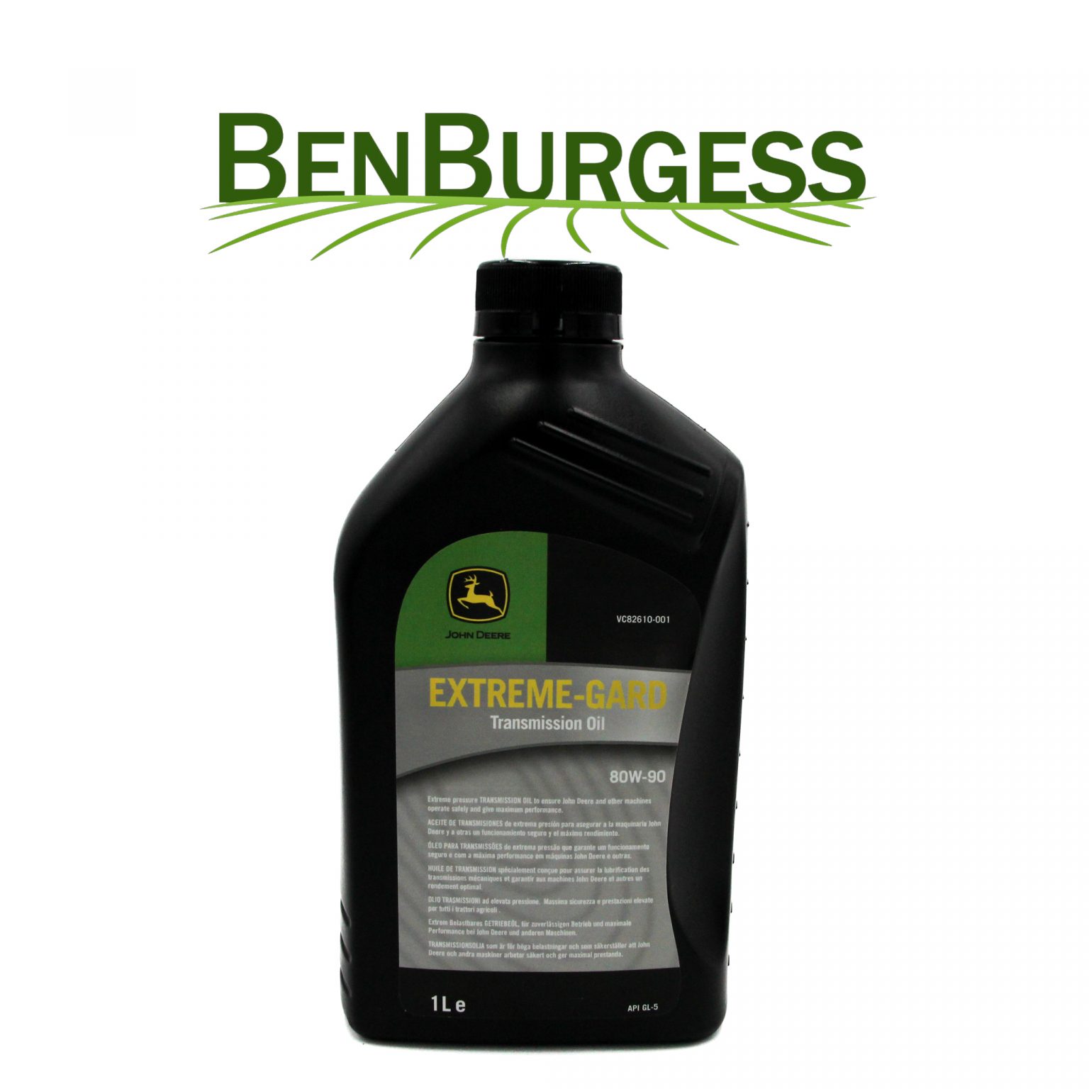 John Deere ExtremeGard 80W90 1L VC82610X001 Ben Burgess