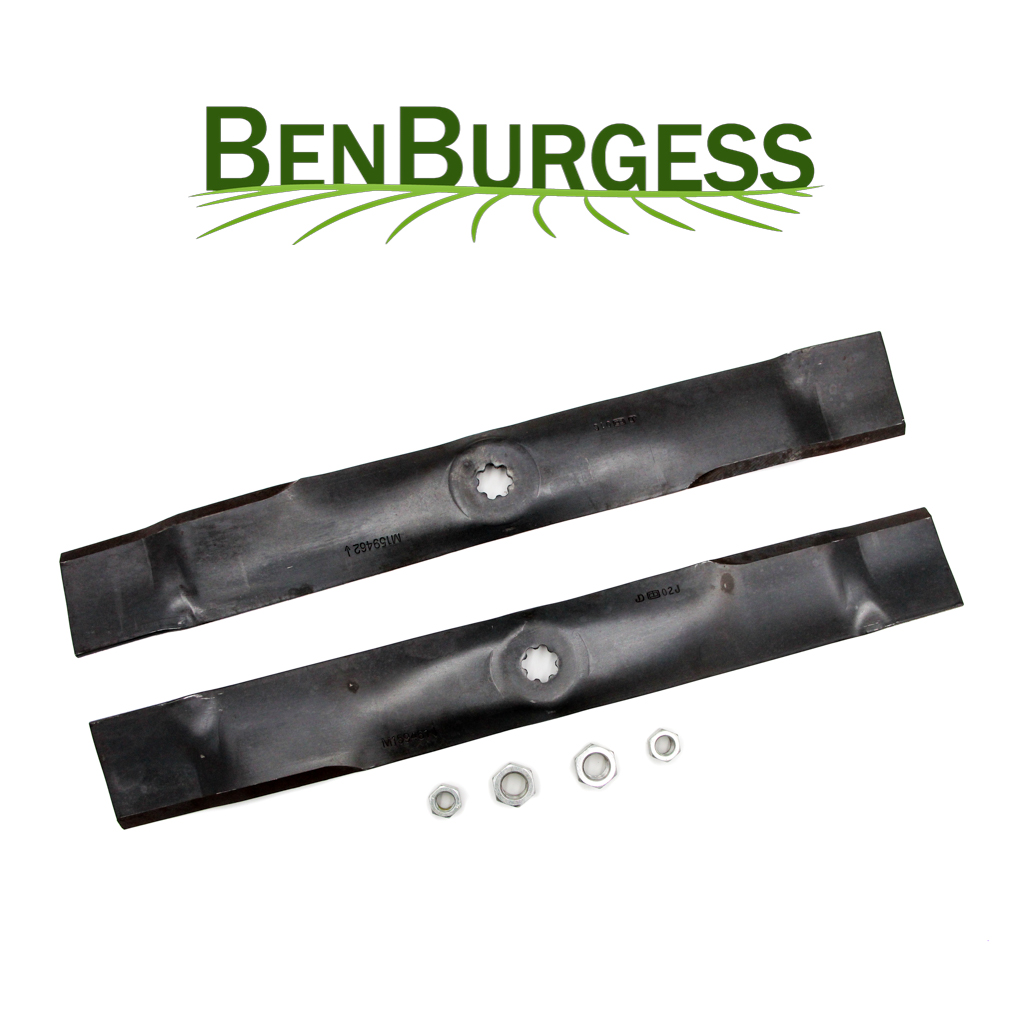 John Deere Mulch Blade Kit L R AM140332 Ben Burgess