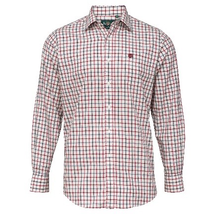 Ilkley Country Shooting Fit Shirt - Red 