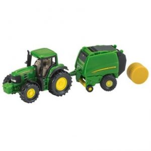 John Deere Tractor With Baler