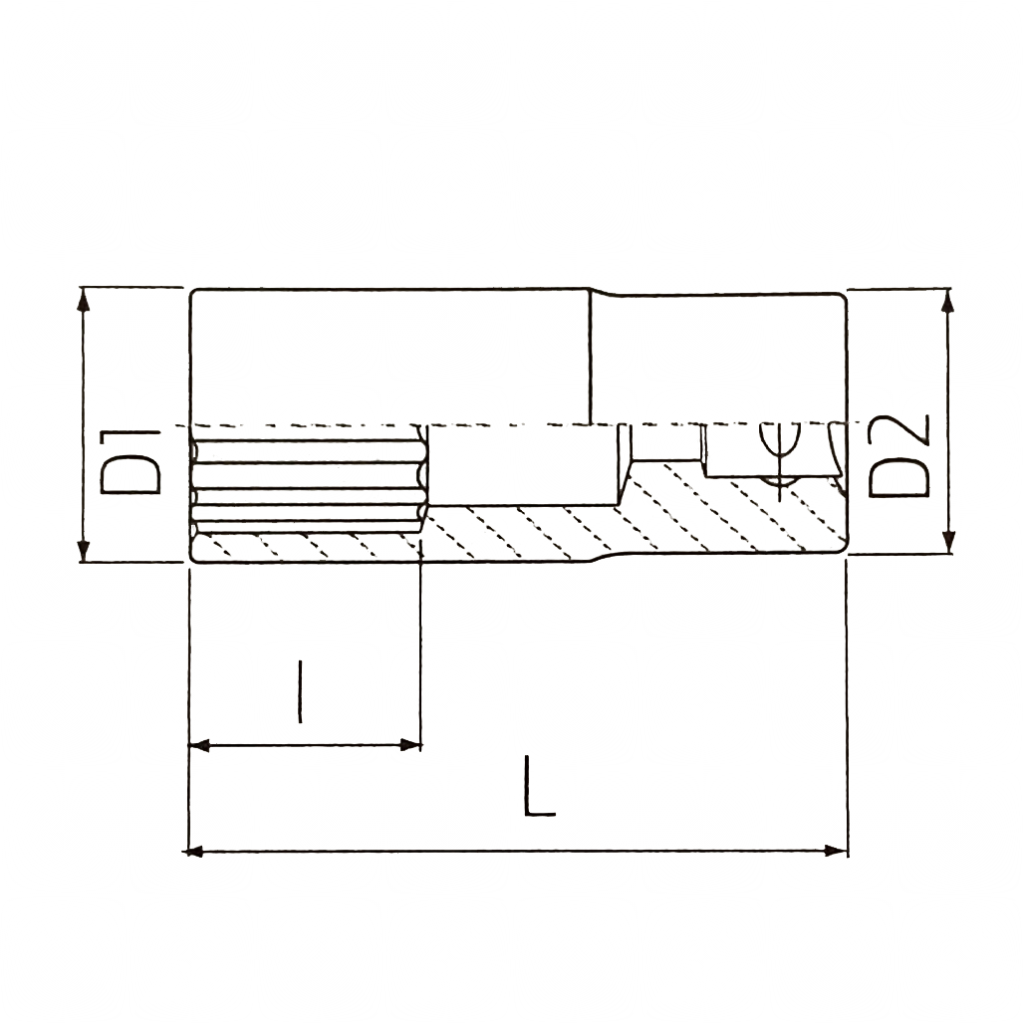John Deere 1/2" Deep Socket (Multiple Sizes) MCKTC144M Ben Burgess