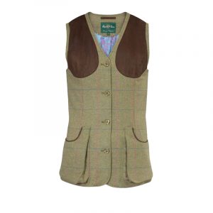 Combrook Ladies Tweed Shooting Waistcoat