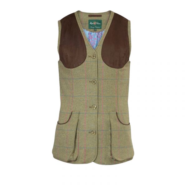 Combrook Ladies Tweed Shooting Waistcoat