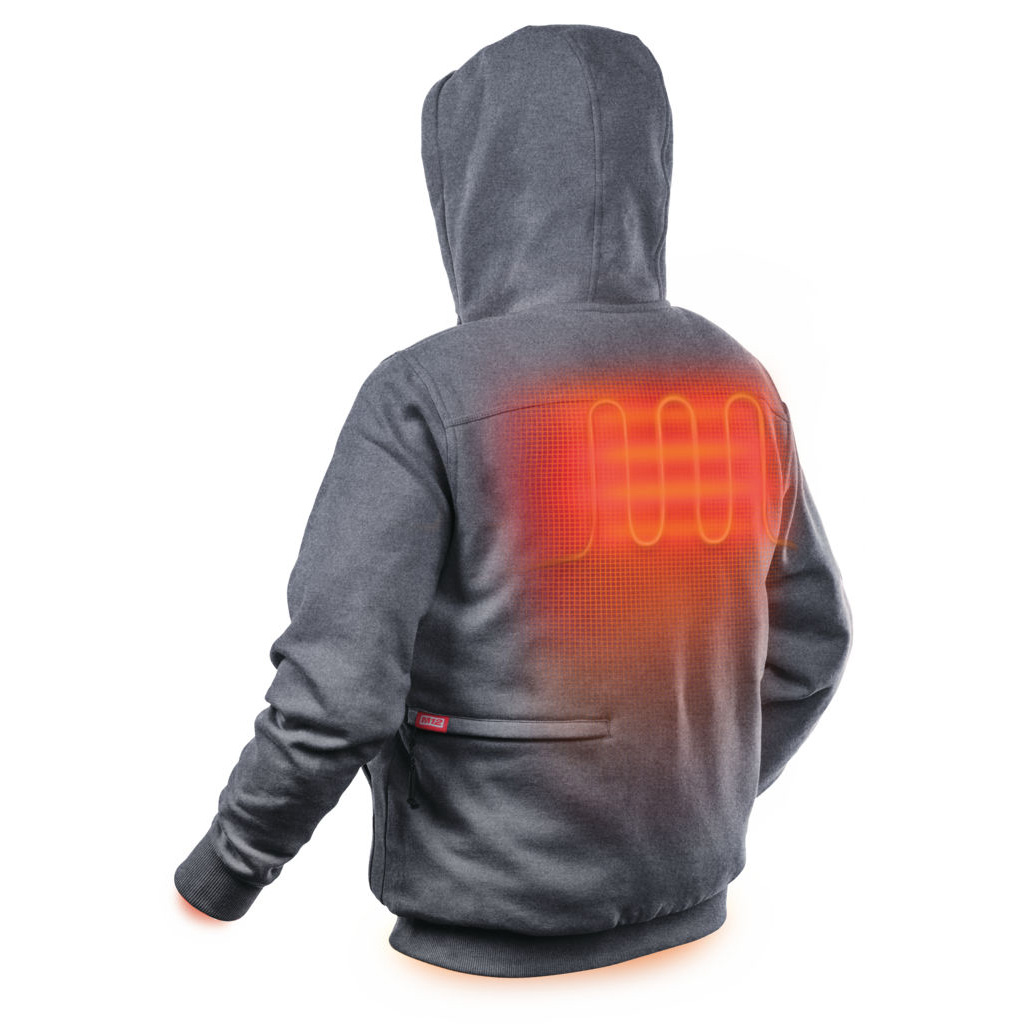 M12 Grey Heated Hoodie