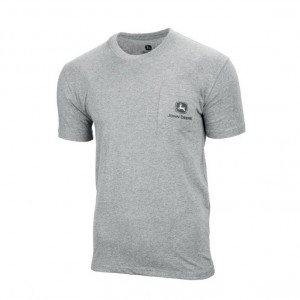 John Deere Grey Pocket T-Shirt