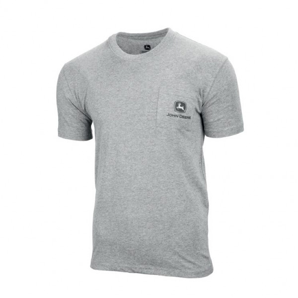 John Deere Grey Pocket T-Shirt - Ben Burgess