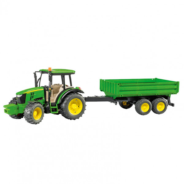 Bruder 09816 John Deere 5115M Tractor with Tipping Trailer