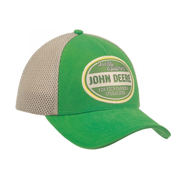 John Deere Mesh Cap Quality Equipment Green