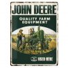 John Deere Tin Sign 30 x 40 cm - Quality Farm Equipment