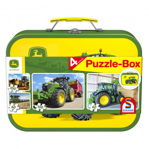John Deere 4 in 1 Puzzle Box