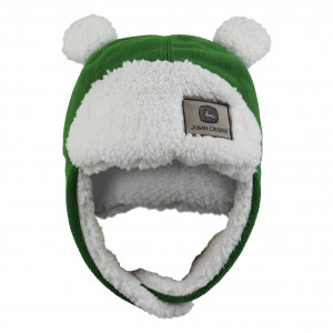 John Deere Kids Fuzzy Ear Winter Hat