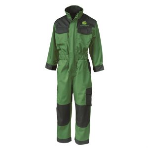 John Deere Basic Childrens Overalls Green