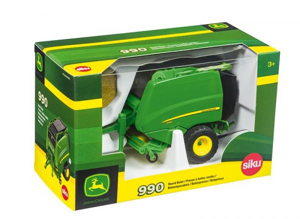 SIKU John Deere 990 Round Baler 1:32 Scale - Image 2