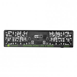 John Deere Licence Plate Holder