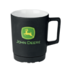 John Deere Matte Black Tracks Mug