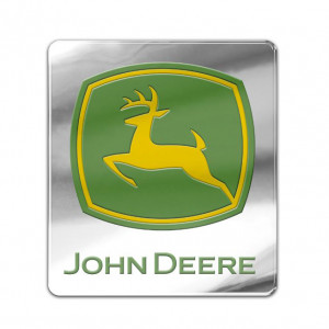 John Deere Trademark Adhesive Auto Emblem