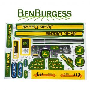 Sticker Set for John Deere 24V HPX 6X4 Gator
