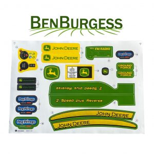 Sticker Set for John Deere 12V Groundforce Loader
