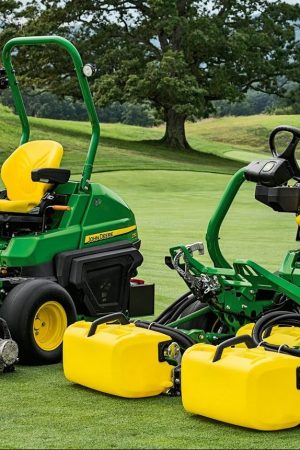 John Deere’s 2700 and 2750 PrecisionCut and E-Cut hybrid electric triplex mowers
