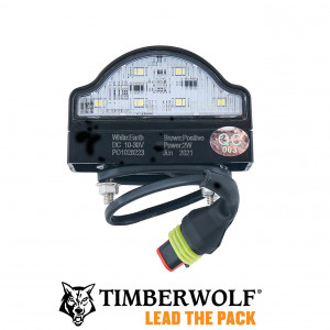 Timberwolf LED Number Plate Lamp P0001407