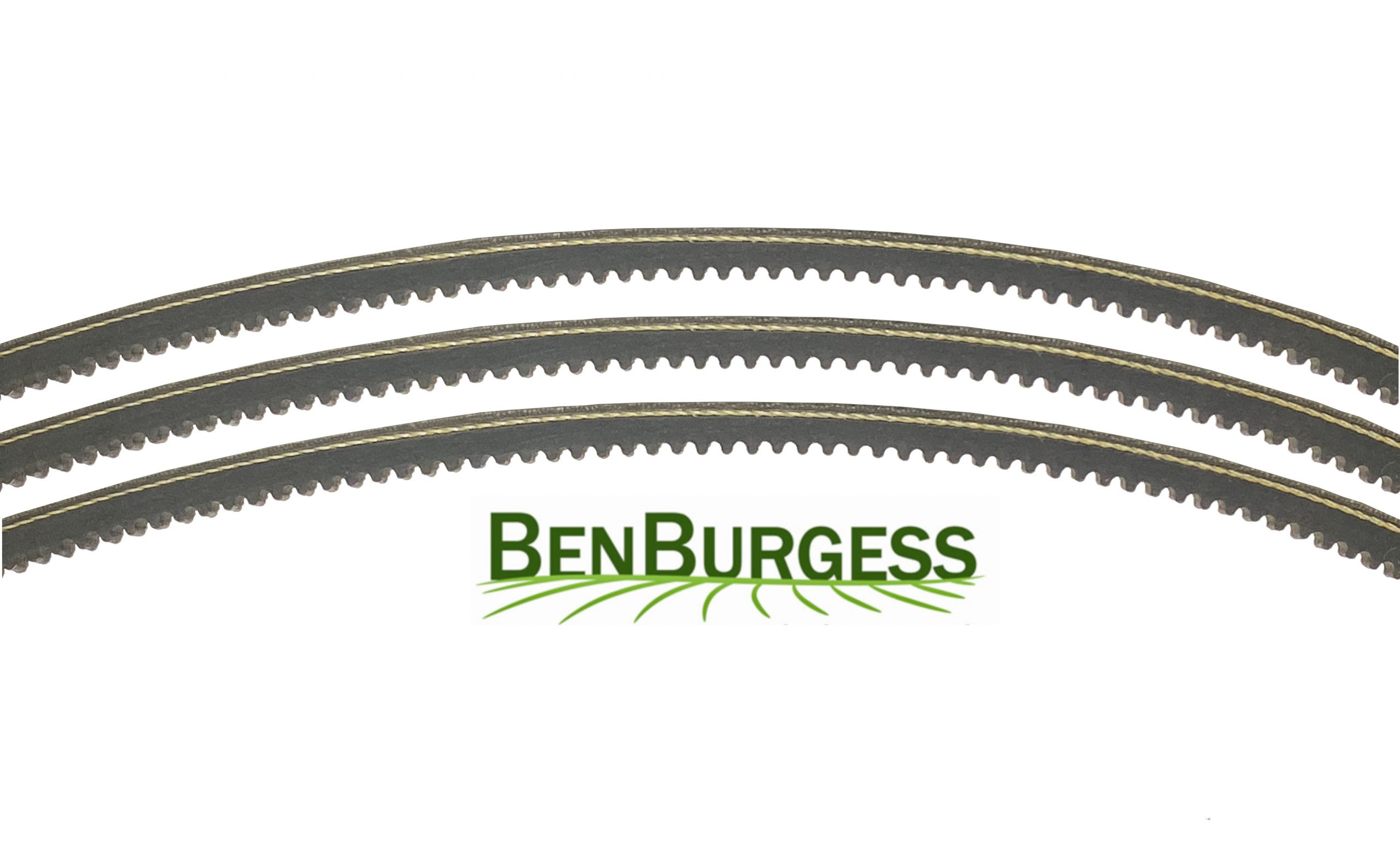 Laski Predator 360SW Pedestrian Stump Grinder Set of 3 Cogged Drive Belts